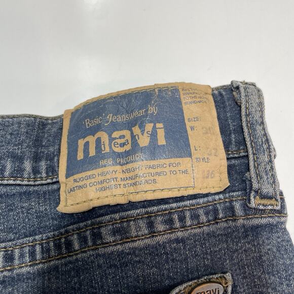 Mavi Molly Jeans Women's Size 30x 32 Bootcut Medium Wash Blue Denim - Picture 10 of 10